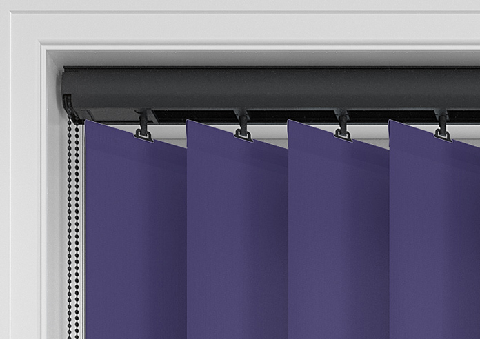 Roma, Indigo - Vertical Blind - Image 14